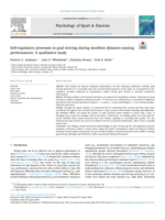 Self-regulatory processes in goal striving during excellent distance-running performances: A qualitative study