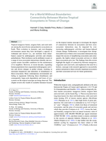 For a World Without Boundaries: Connectivity Between Marine Tropical Ecosystems in Times of Change