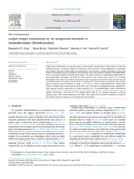 Length-weight relationship for the dragonfish, Stichopus cf. monotuberculatus (Holothuroidea)