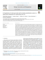 Co-liquefaction of cotton gin trash and low-density polyethylene wastes via supercritical ethanolysis for hydrocarbon-rich oil