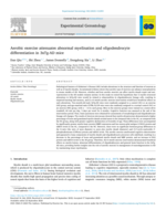 Aerobic exercise attenuates abnormal myelination and oligodendrocyte differentiation in 3xTg-AD mice