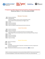 V Congreso de la Red Latinoamericana de Centros y Programas de Escritura Monterrey, México, 11, 12 y 13 de octubre de 2023