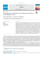 The engagement of psychology with complementary medicine: A critical integrative review