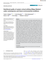 Nutritional quality of eastern school whiting (Sillago flindersi) under contemporary and future environmental conditions