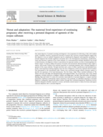 Threat and adaptation: The maternal lived experience of continuing pregnancy after receiving a prenatal diagnosis of agenesis of the corpus callosum