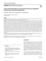 Vision and hearing problems and psychosocial outcomes: longitudinal evidence from the German Ageing Survey