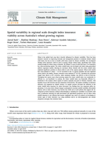 Spatial variability in regional scale drought index insurance viability across Australia’s wheat growing regions
