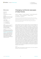 Changing nutritional seascapes of kelp forests