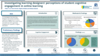 Investigating learning designers' perceptions of student cognitive engagement in online learning