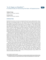 “Is It Hype or Reality?”: A Global Study of Assessing the Rate of Digitalization