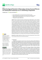 Biotechnological Potential of Macroalgae during Seasonal Blooms for Sustainable Production of UV-Absorbing Compounds