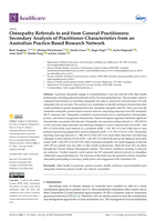 Osteopathy Referrals to and from General Practitioners: Secondary Analysis of Practitioner Characteristics from an Australian Practice-Based Research Network