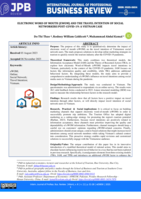 Electronic Word of Mouth (Ewom) and the Travel Intention of Social Networkers Post-COVID-19: A Vietnam Case