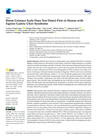 Horse Grimace Scale Does Not Detect Pain in Horses with Equine Gastric Ulcer Syndrome