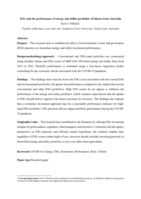 ESG and the performance of energy and utility portfolios: Evidence from Australia