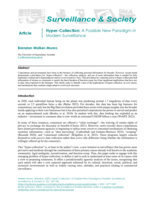 Hyper-Collection: A Possible New Paradigm in Modern Surveillance