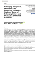 Belonging, Enjoyment, Motivation, and Retention: University Students’ Sense of Belonging Before and During the COVID-19 Pandemic