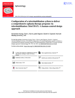 Configuration of a telerehabilitation system to deliver a comprehensive aphasia therapy program via telerehabilitation (TeleCHAT): A human-centred design approach