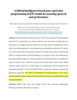 Artificial intelligence-based gene expression programming (GEP) model for assessing sprayed seal performance