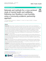 Rationale and methods for a cross-sectional study of mental health and wellbeing following river flooding in rural Australia, using a community-academic partnership approach