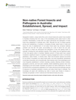 Non-native Forest Insects and Pathogens in Australia: Establishment, Spread, and Impact