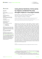 Using dense Sentinel-2 time series to explore combined fire and drought impacts in eucalypt forests