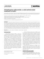 Trimethoprim-sulfonamide: a valid antimicrobial treatment in foals?