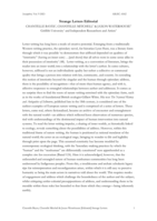 Strange Letters Editorial
