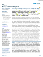 The African Regional Greenhouse Gases Budget (2010–2019)