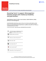 Recasting ‘harm’ in support: Misrecognition between people with intellectual disability and paid workers