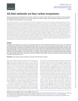 All tidal wetlands are blue carbon ecosystems