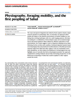 Physiography, foraging mobility, and the first peopling of Sahul
