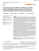 Perceived barriers and enablers to utilising the Australian National Disability Insurance Scheme for adults with an intellectual disability and their families: A scoping review