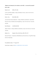 Alignment and mismatch in role relations at end-of-life: A constructivist grounded theory study