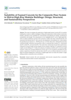 Suitability of Foamed Concrete for the Composite Floor System in Mid-to-High-Rise Modular Buildings: Design, Structural, and Sustainability Perspectives