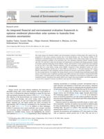 An integrated financial and environmental evaluation framework to optimize residential photovoltaic solar systems in Australia from recession uncertainties
