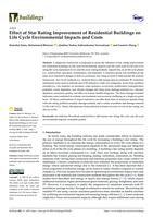 Effect of Star Rating Improvement of Residential Buildings on Life Cycle Environmental Impacts and Costs