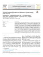 Sustainable approaches to improve the resilience of modular buildings under wind loads