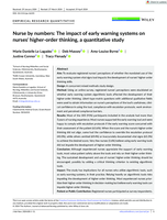 Nurse by numbers: The impact of early warning systems on nurses' higher-order thinking, a quantitative study