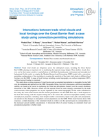 Interactions between trade wind clouds and local forcings over the Great Barrier Reef: a case study using convection-permitting simulations