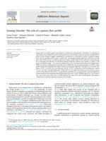 Gaming Disorder: The role of a gamers flow profile