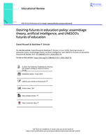 Desiring-futures in education policy: assemblage theory, artificial intelligence, and UNESCO’s futures of education