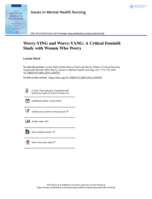 Worry-YING and Worry-YANG: A Critical Feminist Study with Women Who Worry