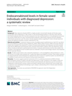 Endocannabinoid levels in female-sexed individuals with diagnosed depression: a systematic review