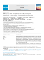 Efficacy and safety of zoledronic acid in the treatment of osteoporosis: A meta-analysis of randomized controlled trials