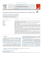 The transition of clinical nurses to nurse educator roles – A scoping review