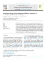 Relationships between behavior symptoms and academic performance in out-of-home care children who are Aboriginal