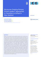 Discourses Shaping Primary School Leaders’ Approaches to Transition to School in New Zealand