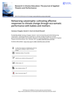 Rehearsing catastrophe: cultivating affective responses to climate change through eco-somatic performance with babies and mothers