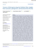 Turnover of bird species along the Nullarbor Plain: Insights from taxonomic, phylogenetic, and functional beta diversity